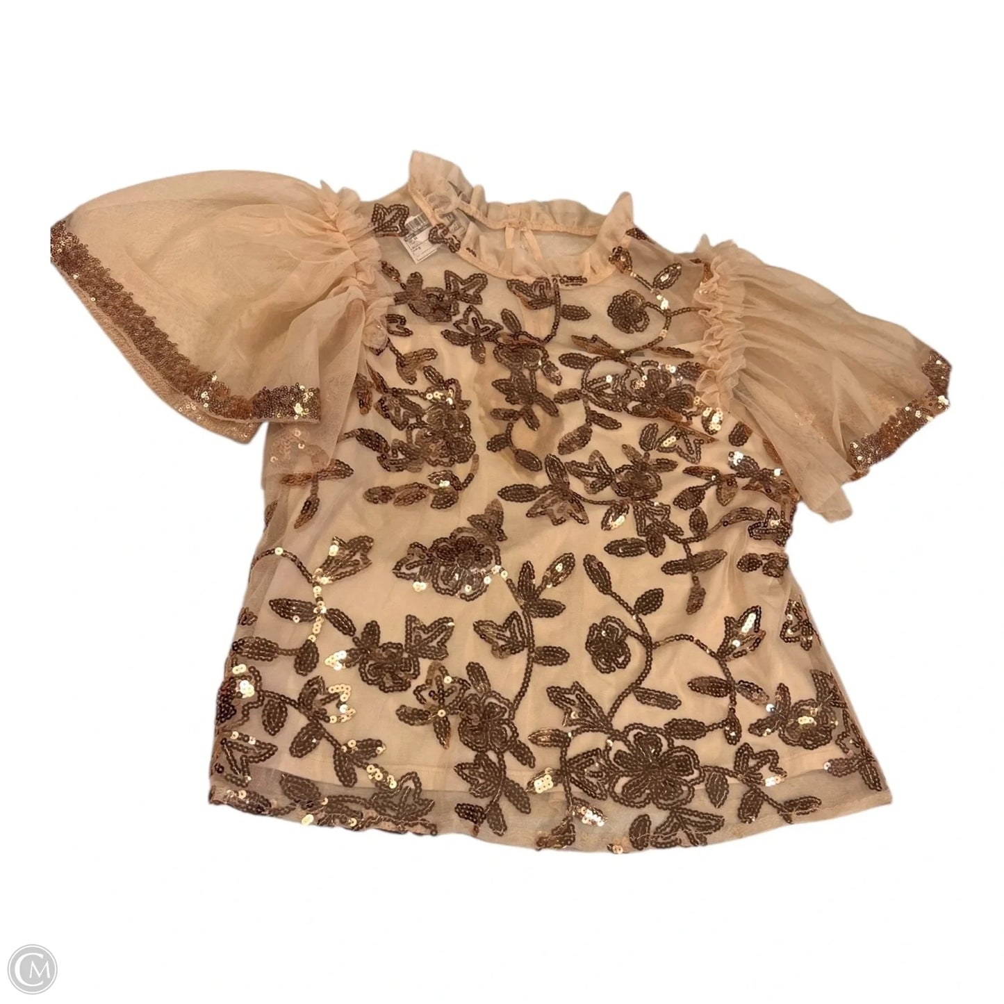 Top Short Sleeve By Marc New York In Pink, Size: M