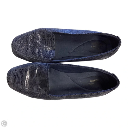 Shoes Flats By Clarks In Blue, Size: 7.5