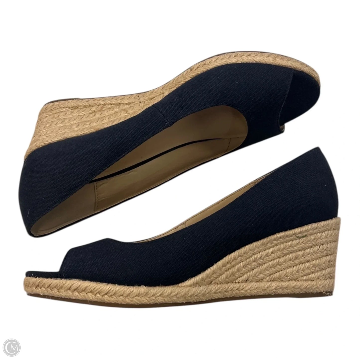 Shoes Heels Wedge By Bandolino In Navy, Size: 9