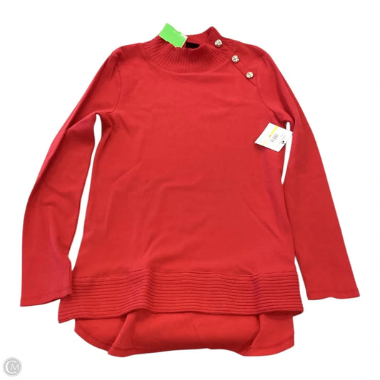 Sweater By Rafaella In Red, Size: Mp