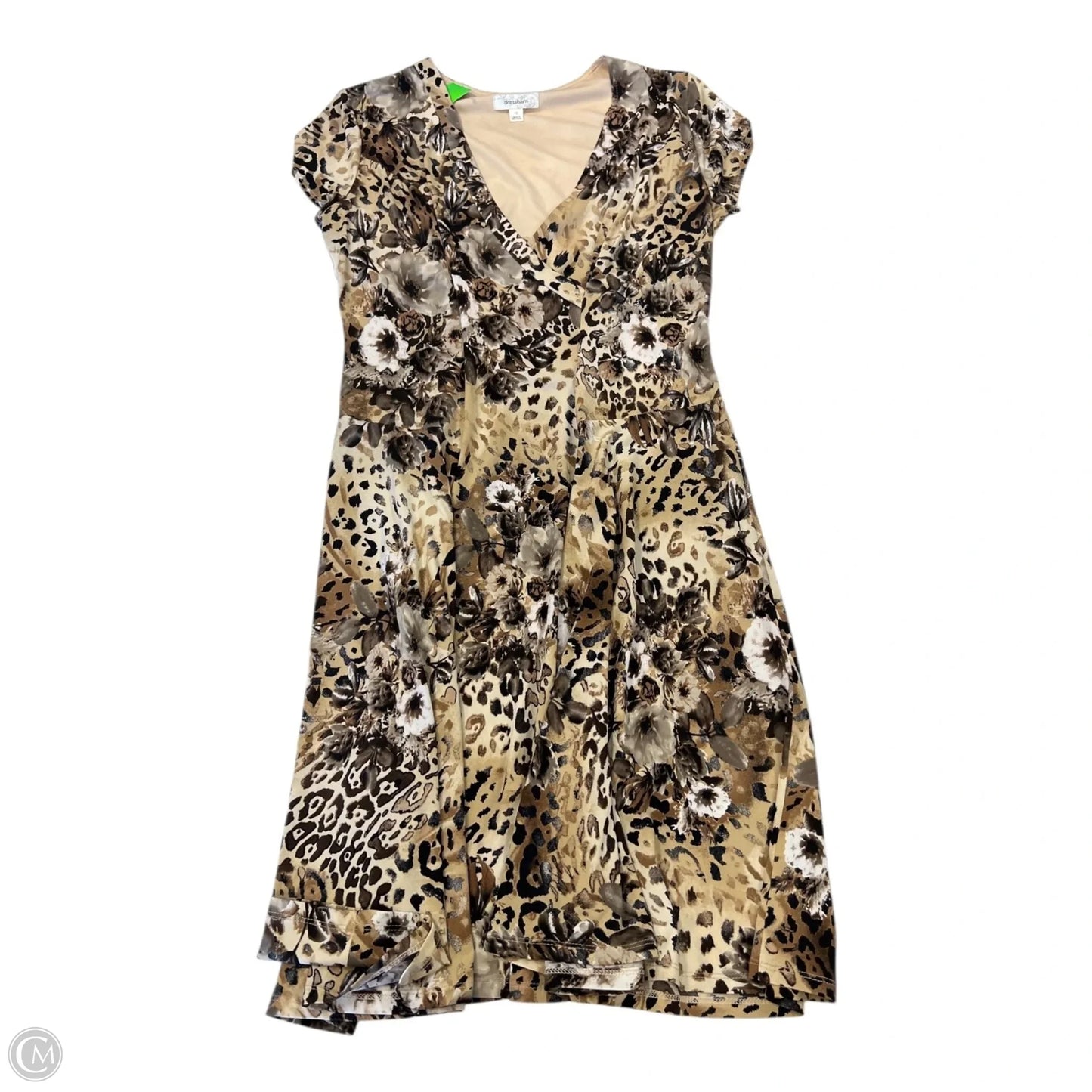 Dress Casual Short By Dressbarn In Animal Print, Size: 12