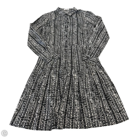Dress Casual Short By Calvin Klein In Black & White, Size: S