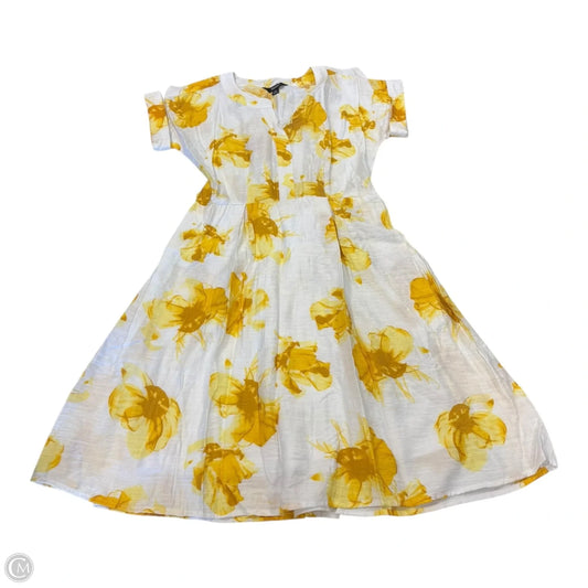 Dress Casual Short By Simply Vera In Yellow, Size: Xs