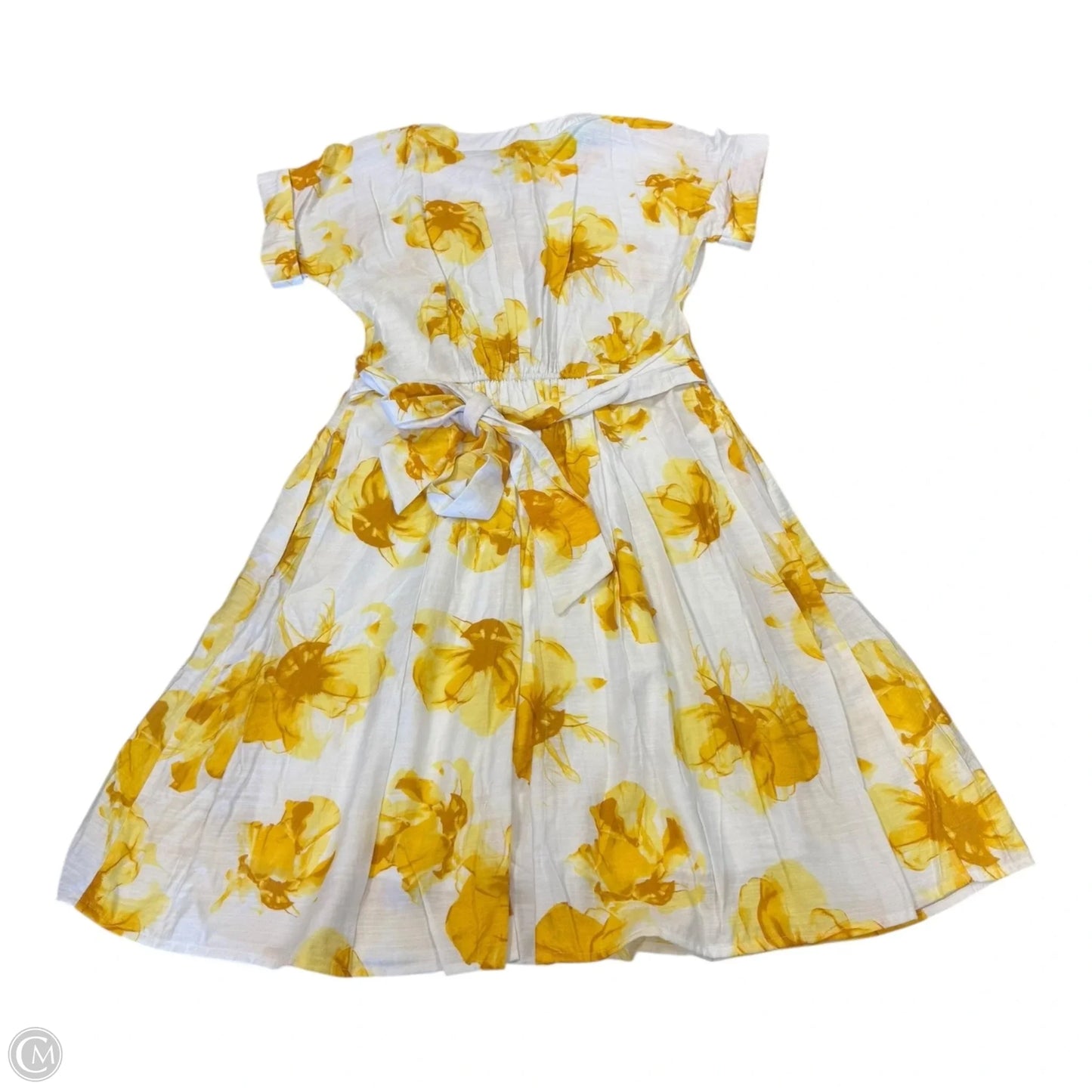 Dress Casual Short By Simply Vera In Yellow, Size: Xs