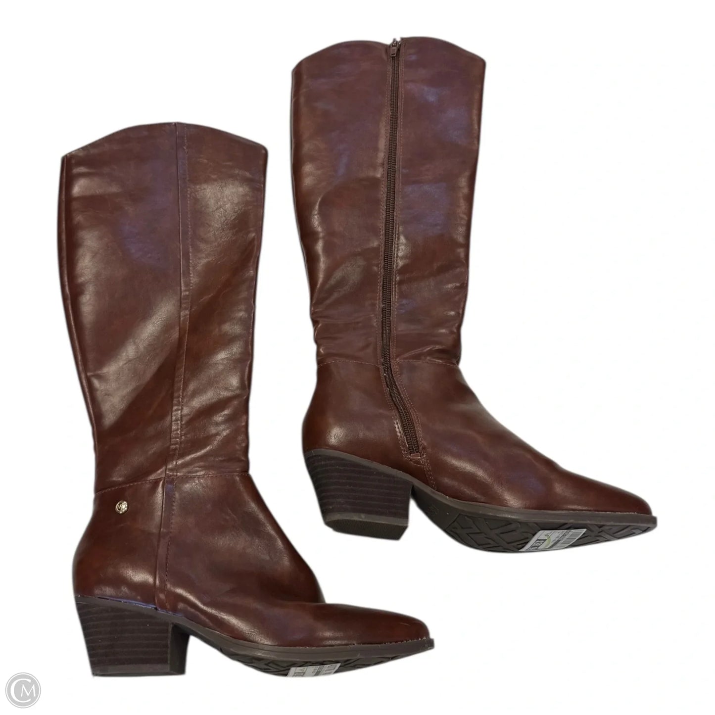 Boots Knee Heels By Life Stride In Tan, Size: 6.5