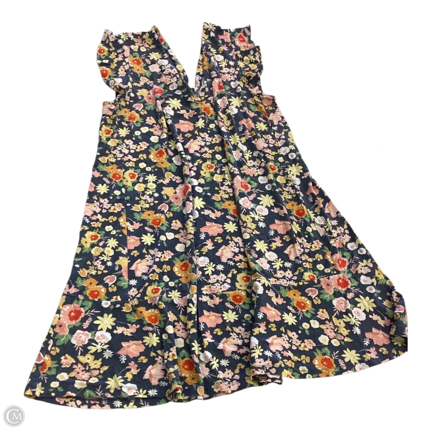 Dress Casual Short By Loft In Floral Print, Size: Xl