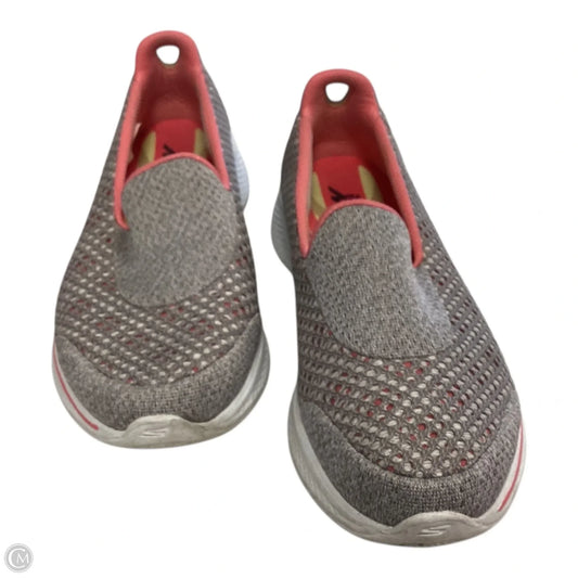 Shoes Athletic By Skechers In Grey, Size: 6
