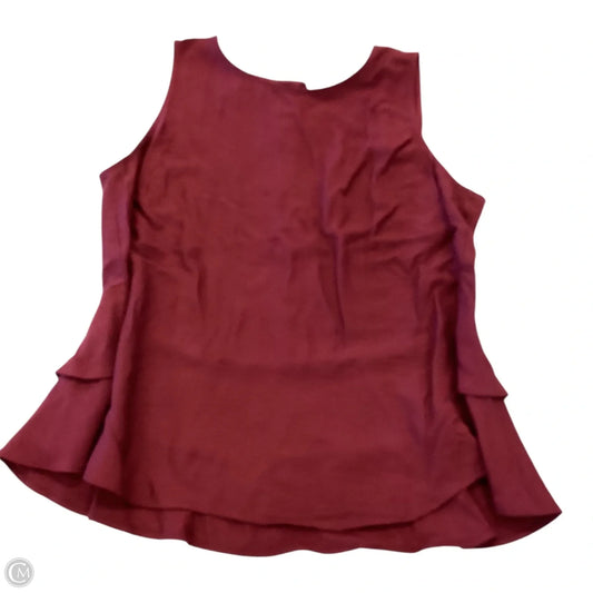 Blouse Sleeveless By Loft In Purple, Size: S