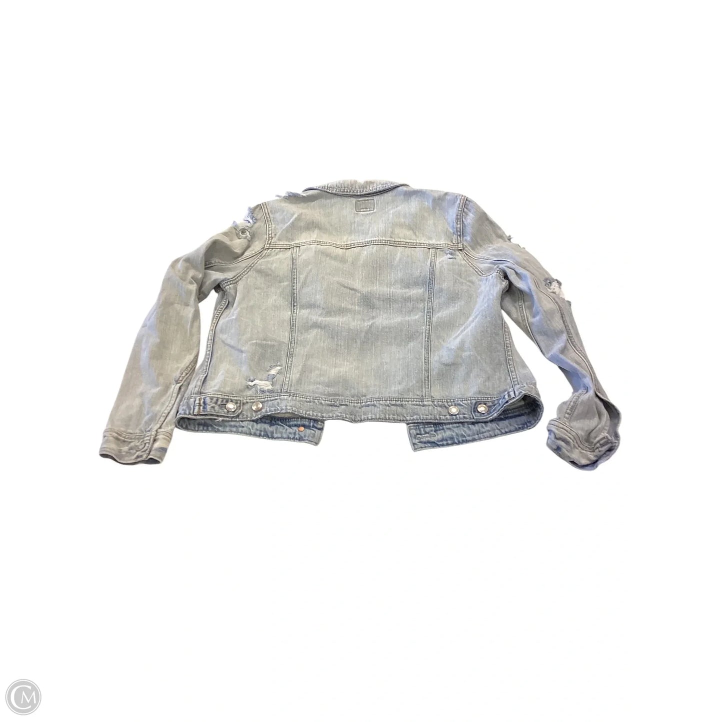 Jacket Denim By American Eagle In Blue, Size: Xl