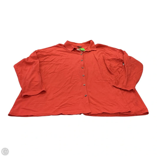 Top Long Sleeve By J. Jill In Orange, Size: Xl