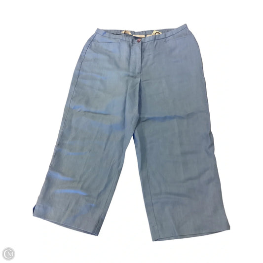 Capris By Liz Claiborne In Blue, Size: 10p