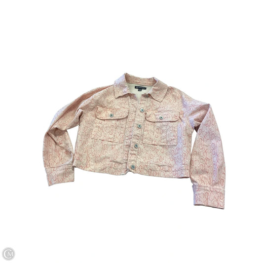 Jacket Denim By Inc In Orange, Size: S