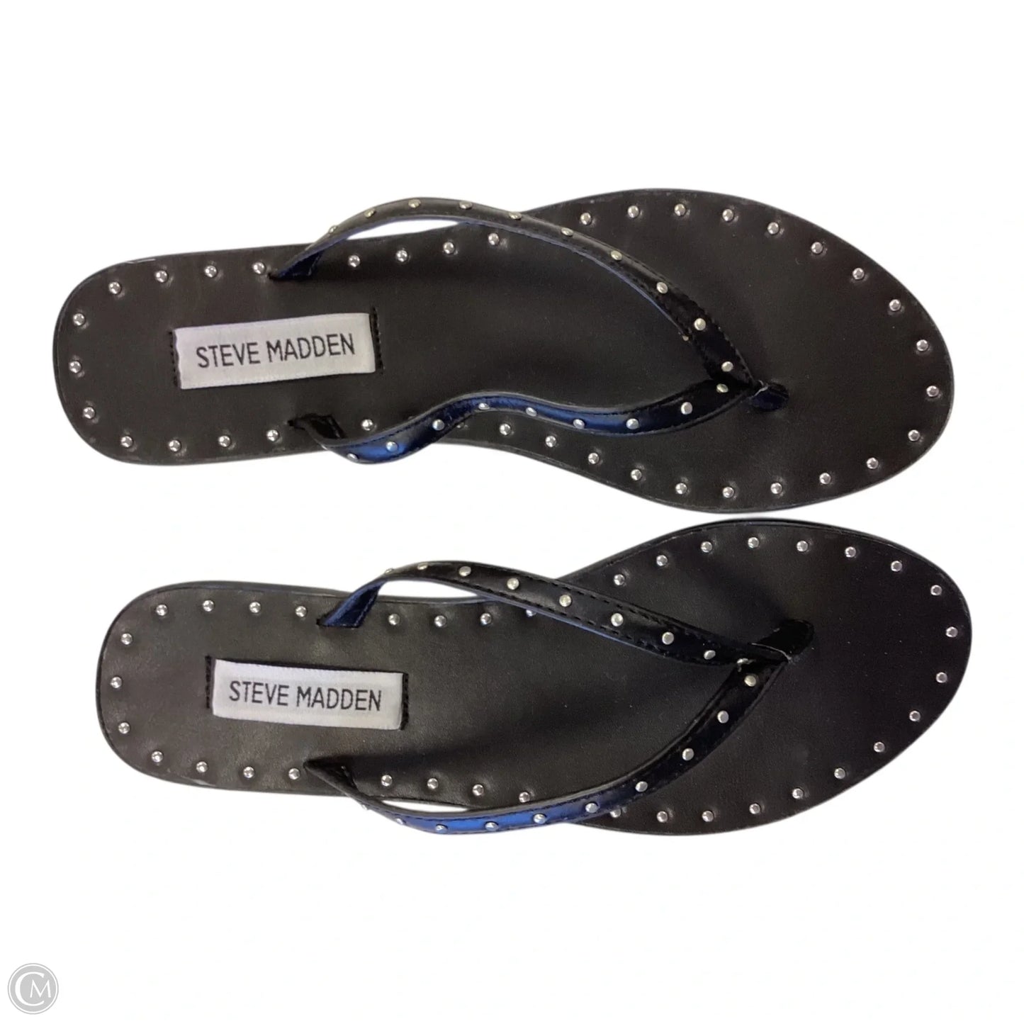 Sandals Flats By Steve Madden In Black, Size: 6.5