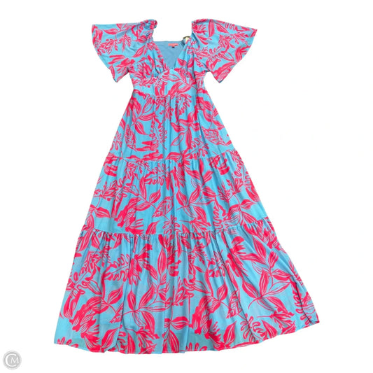 Dress Casual Maxi By Flying Tomato In Blue & Pink, Size: 1x