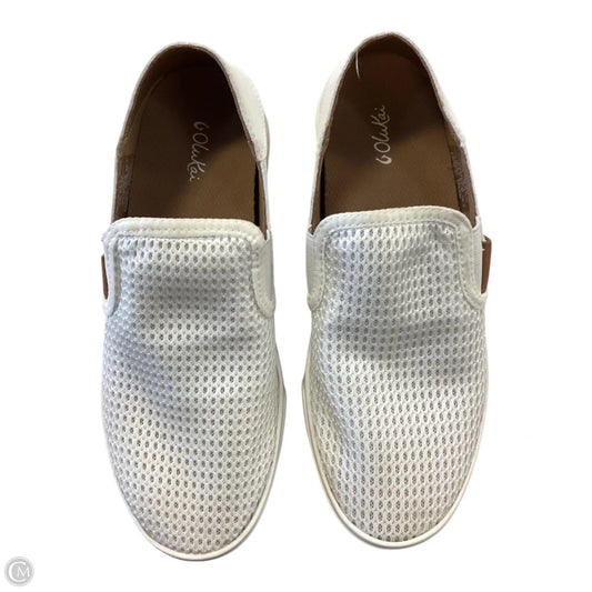 Shoes Flats By Clothes Mentor In White, Size: 6.5