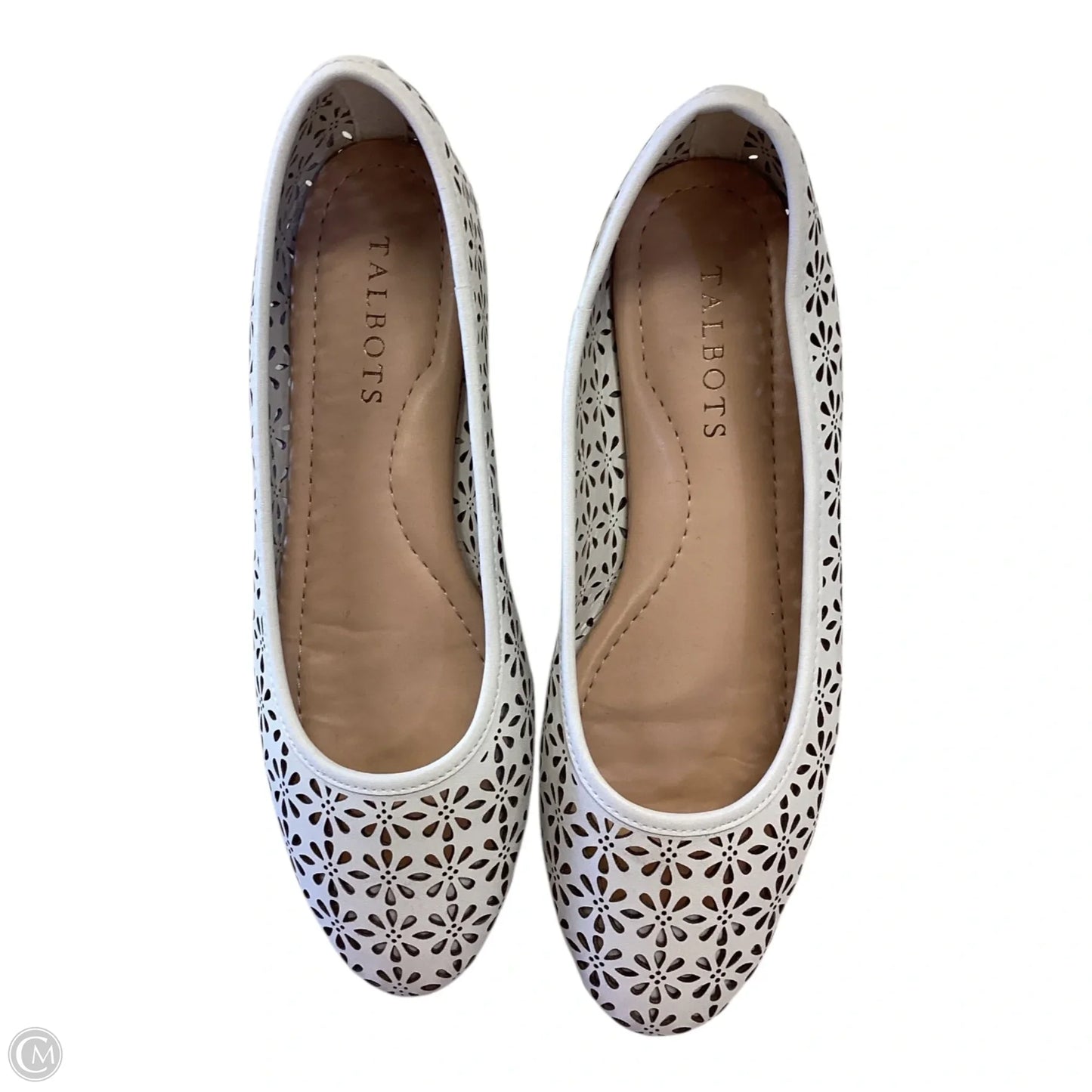 Shoes Flats By Talbots In White, Size: 7