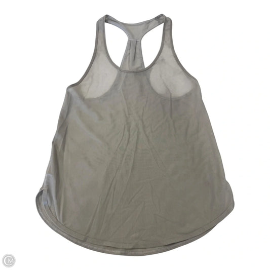 Athletic Tank Top By Lululemon In Grey, Size: M