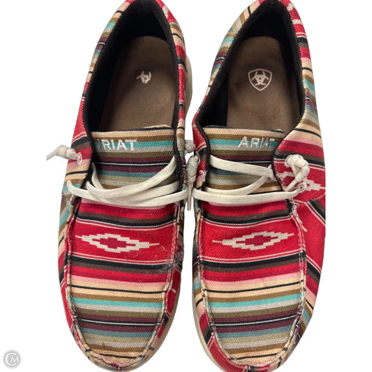 Shoes Flats By Ariat In Multi-colored, Size: 10