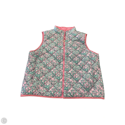 Vest Puffer & Quilted By Stella Parker In Pink, Size: Xlp