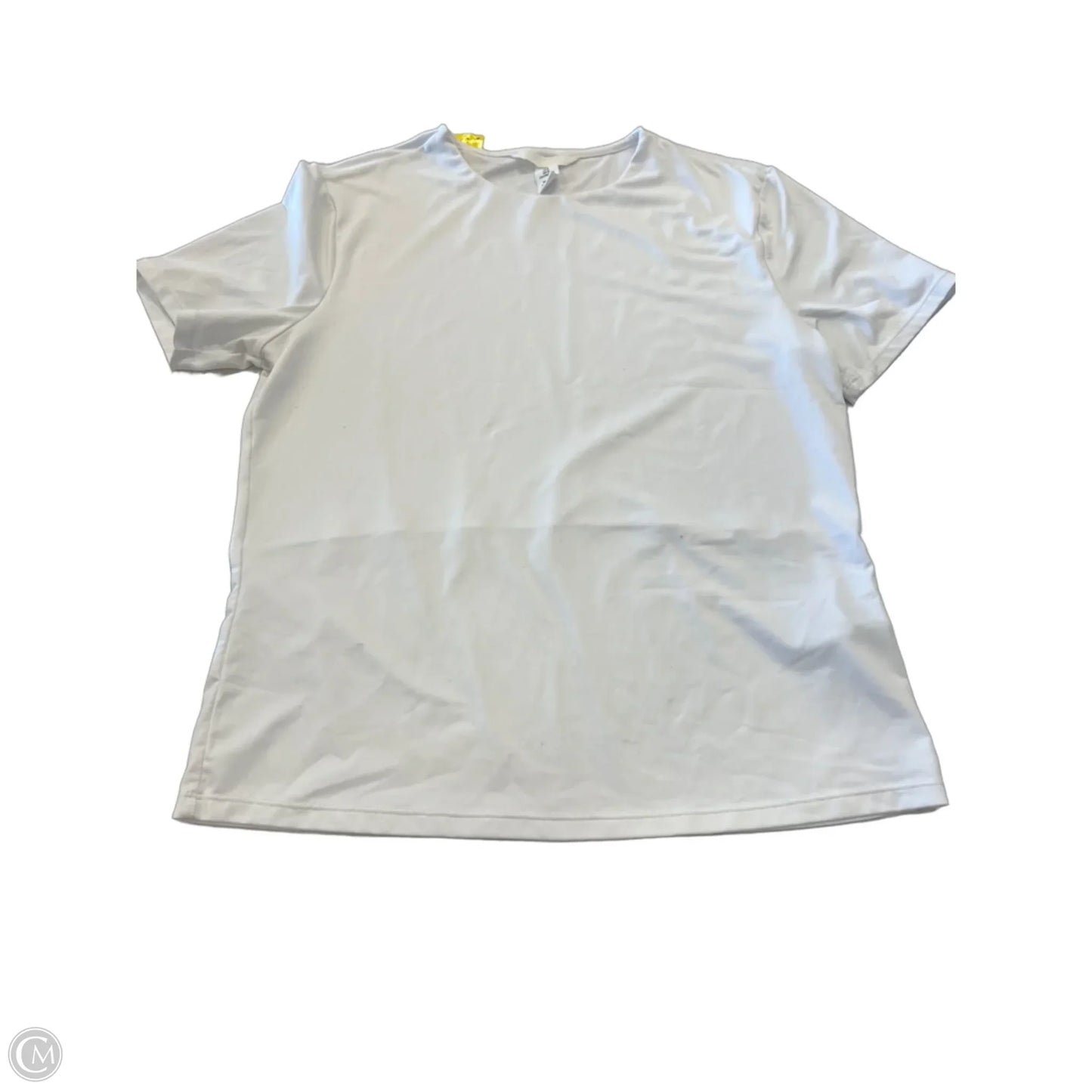 Top Short Sleeve By H&m In White, Size: L