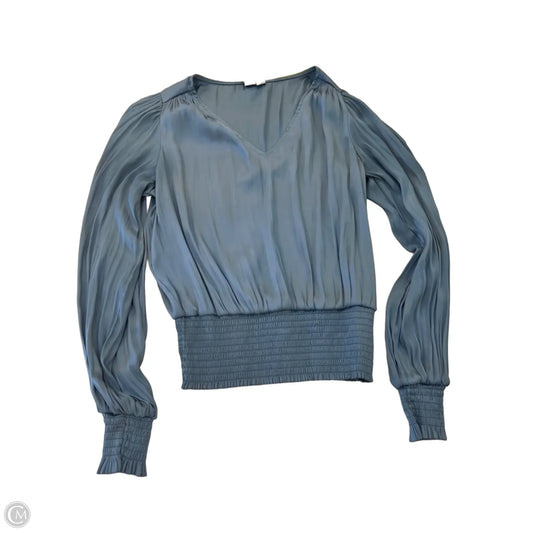 Blouse Long Sleeve By Joie In Blue, Size: Xs