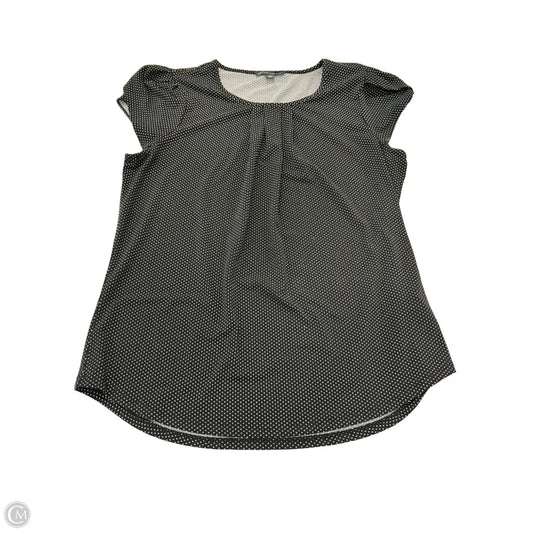 Top Short Sleeve By Adrianna Papell In Polkadot Pattern, Size: S