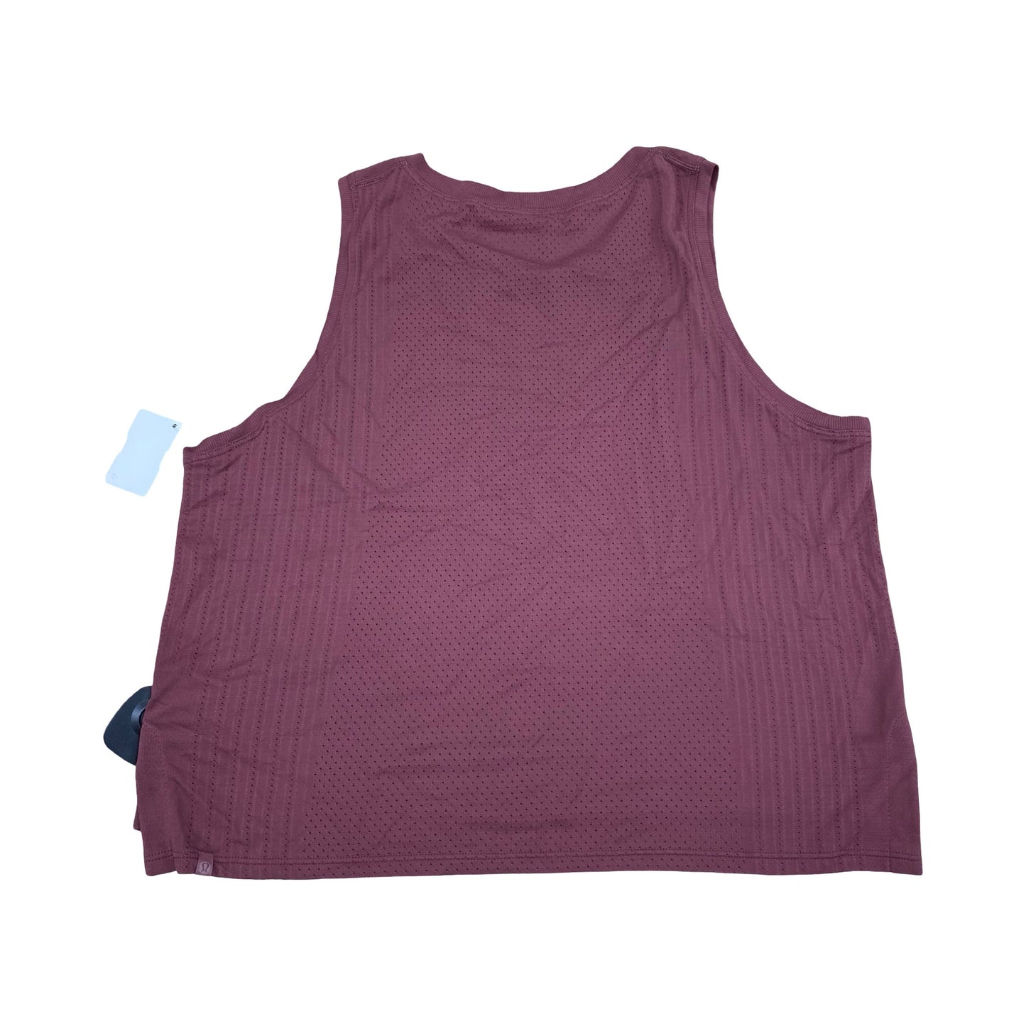 Athletic Tank Top By Lululemon In Mauve, Size:L
