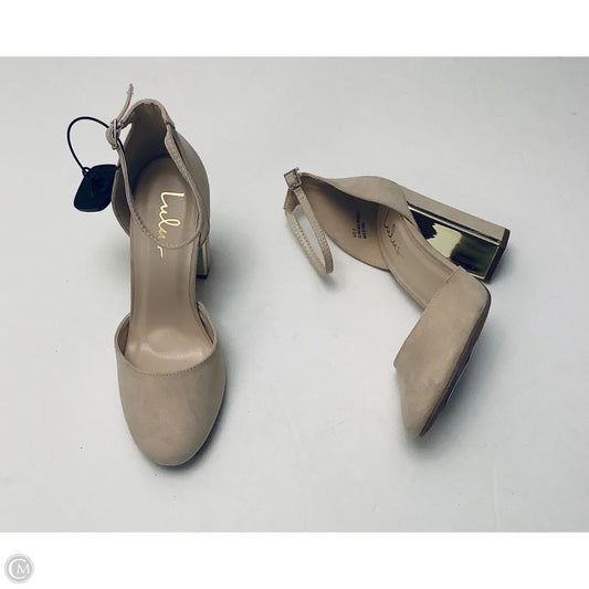 Shoes Heels Block By Lulus In Beige, Size: 9