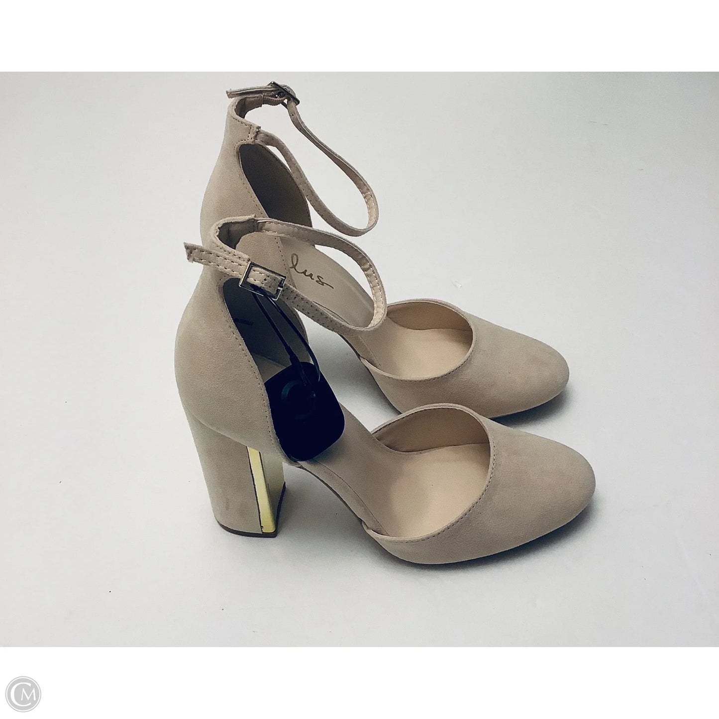 Shoes Heels Block By Lulus In Beige, Size: 9