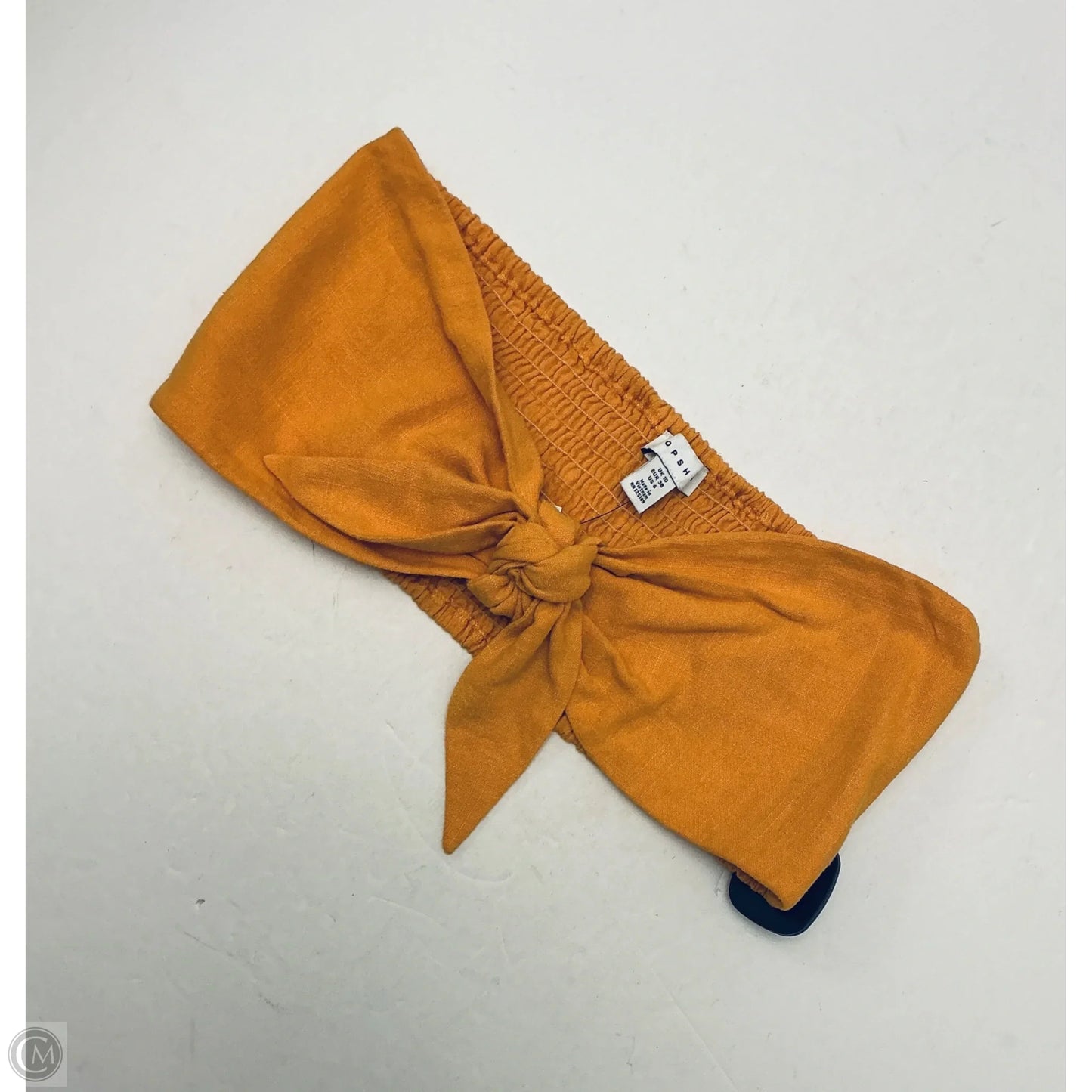 Top Sleeveless Basic By Topshop In Yellow, Size: S