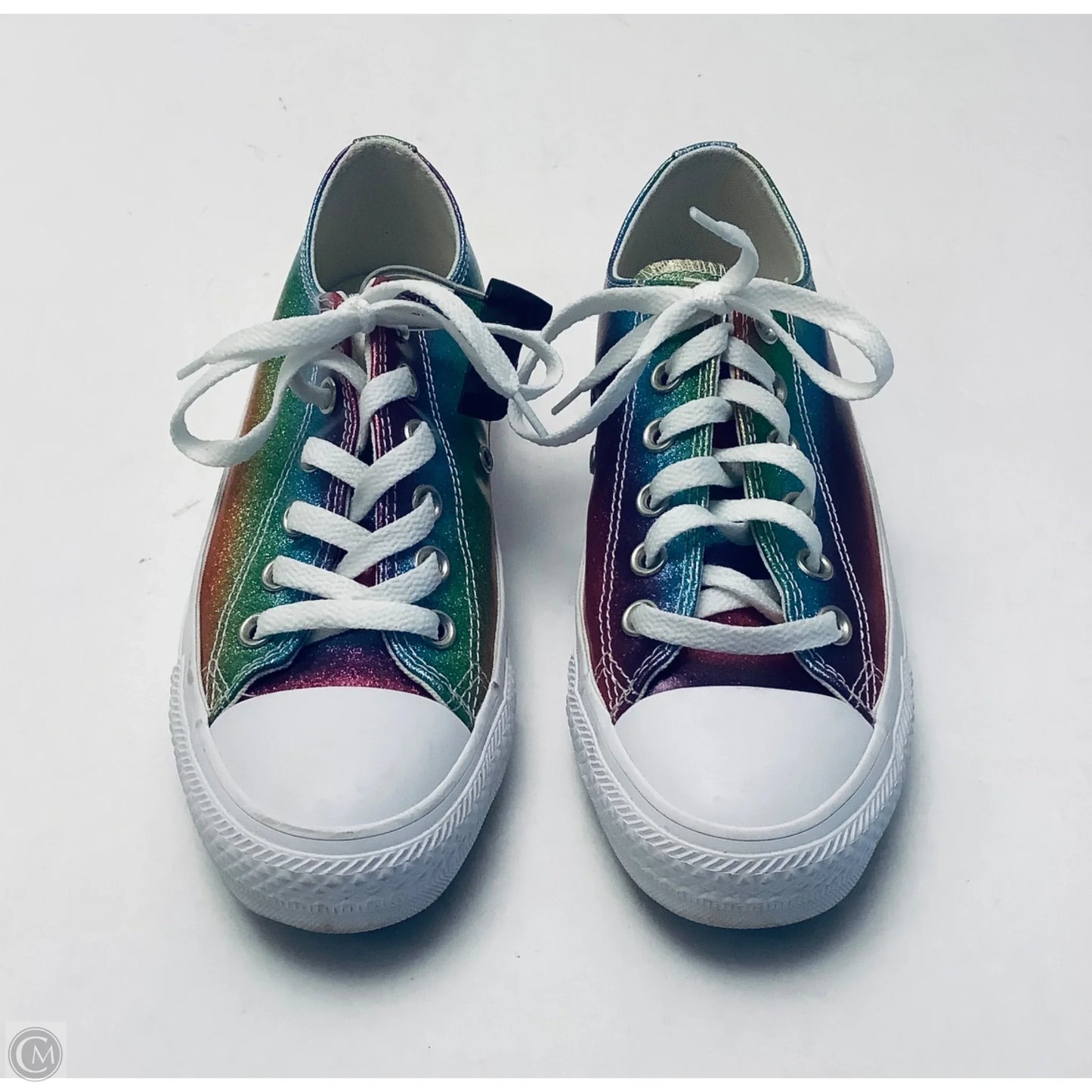Shoes Sneakers By Converse In Rainbow Print, Size: 7