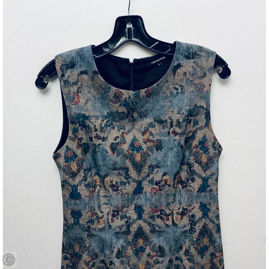 Dress Casual Midi By Clothes Mentor In Multi-colored, Size: 8