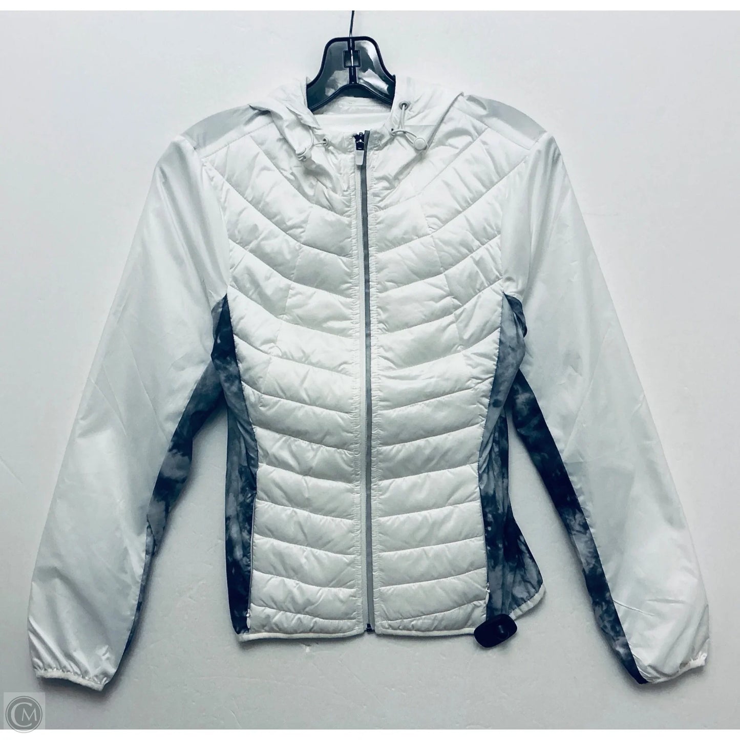Jacket Windbreaker By Forever 21 In White, Size: S