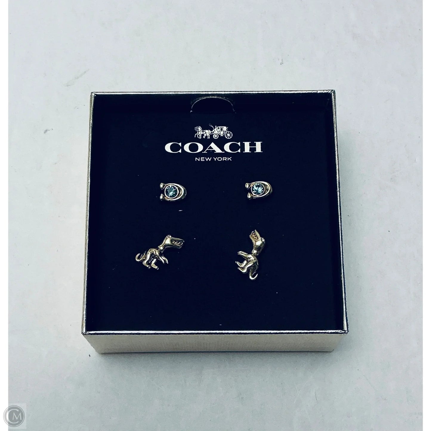 Earrings Designer By Coach, Size: 02 Piece Set