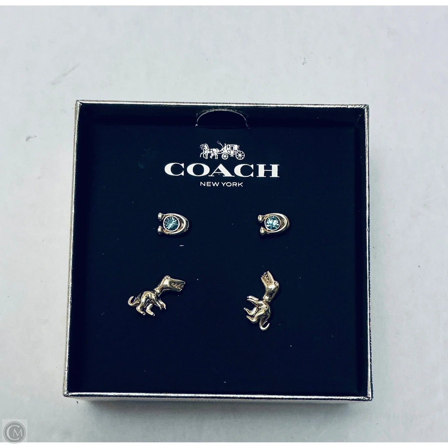 Earrings Designer By Coach, Size: 02 Piece Set