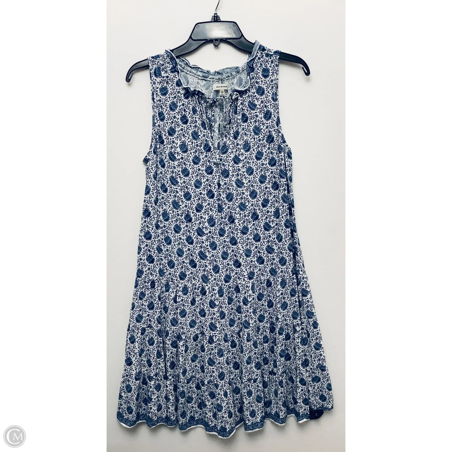 Dress Casual Midi By Max Studio In Blue, Size: L