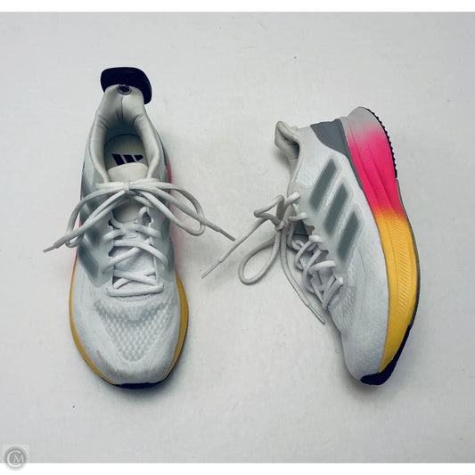 Shoes Athletic By Adidas In White, Size: 5