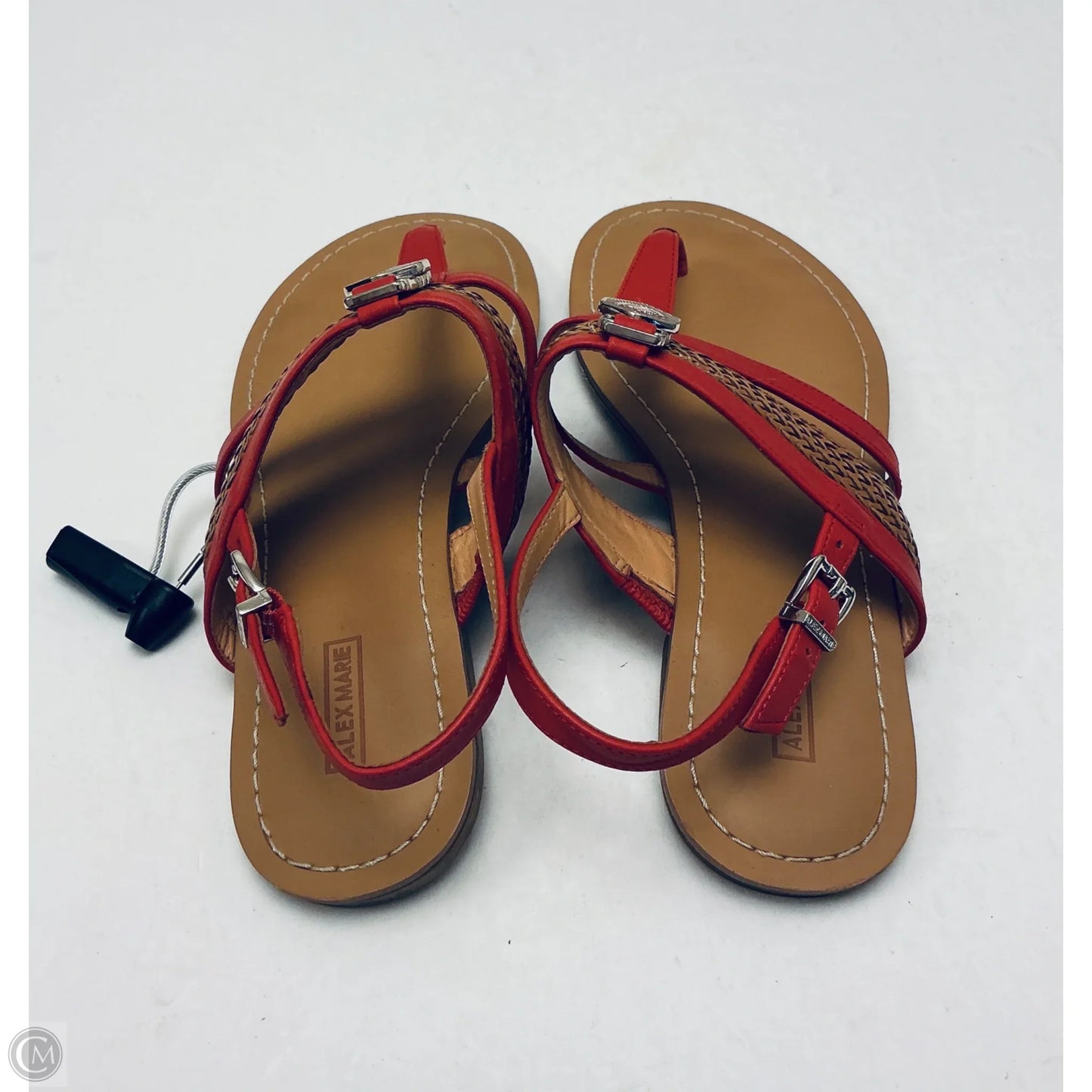 Sandals Flats By Alex Marie In Red, Size: 7