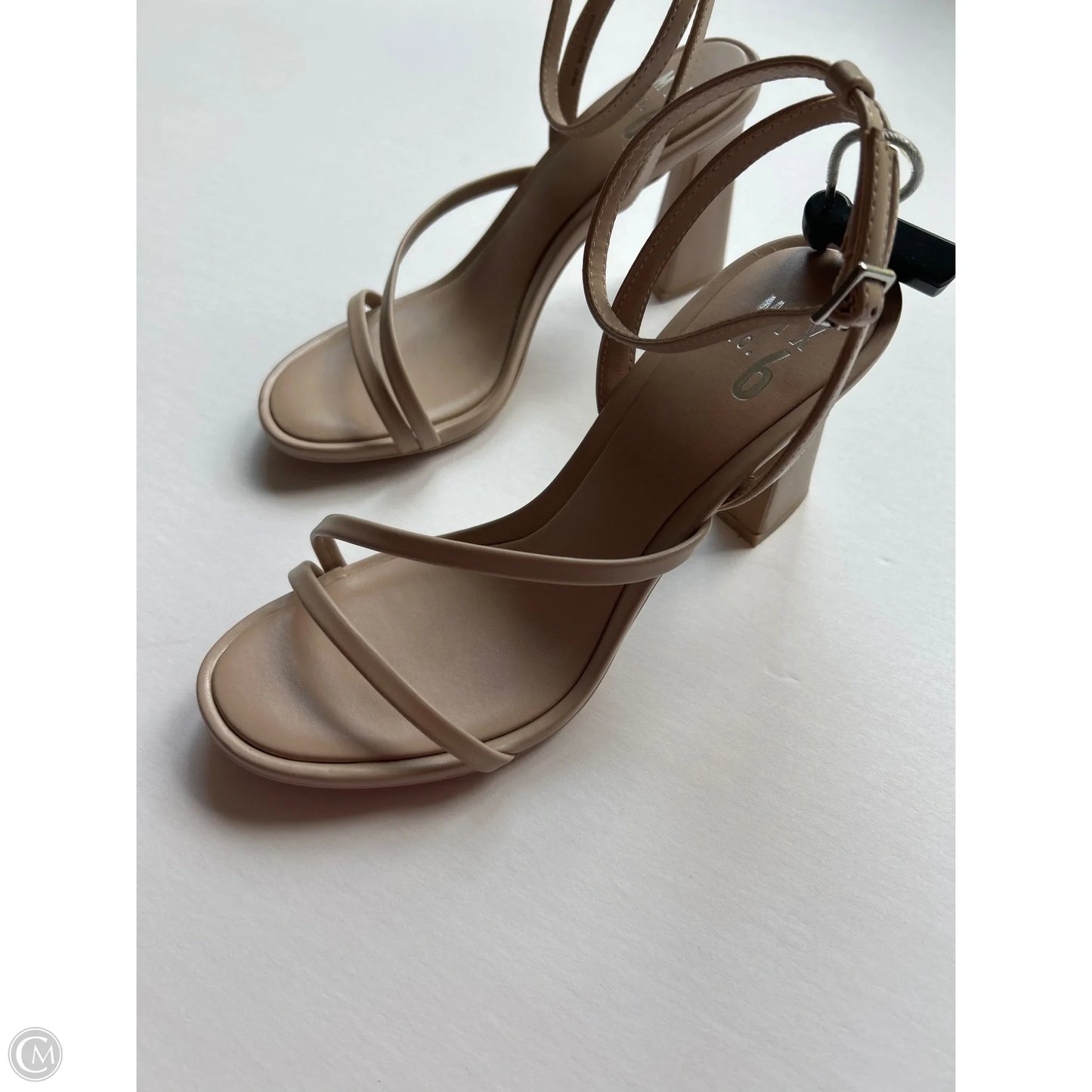 Shoes Heels Block By Mix No 6 In Tan, Size: 9