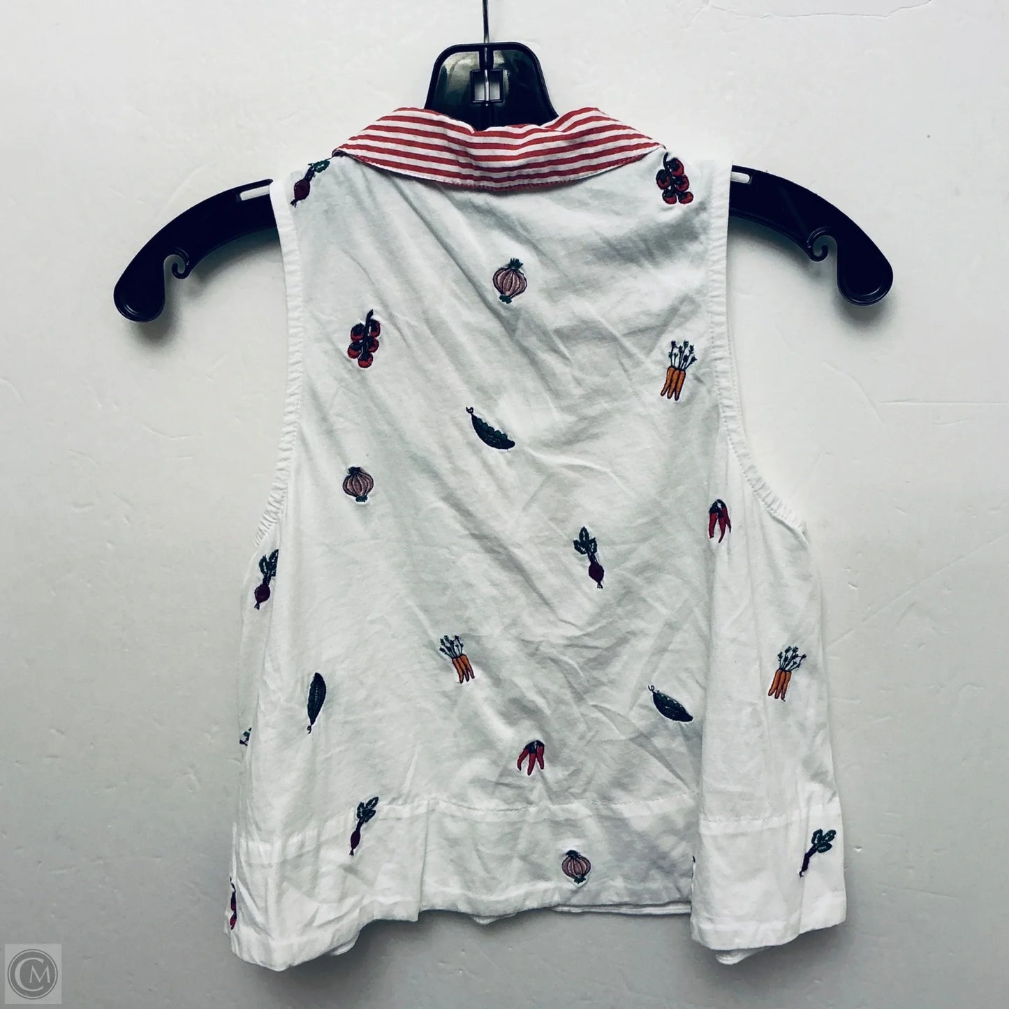 Top Sleeveless By Maeve In White, Size: Xxs