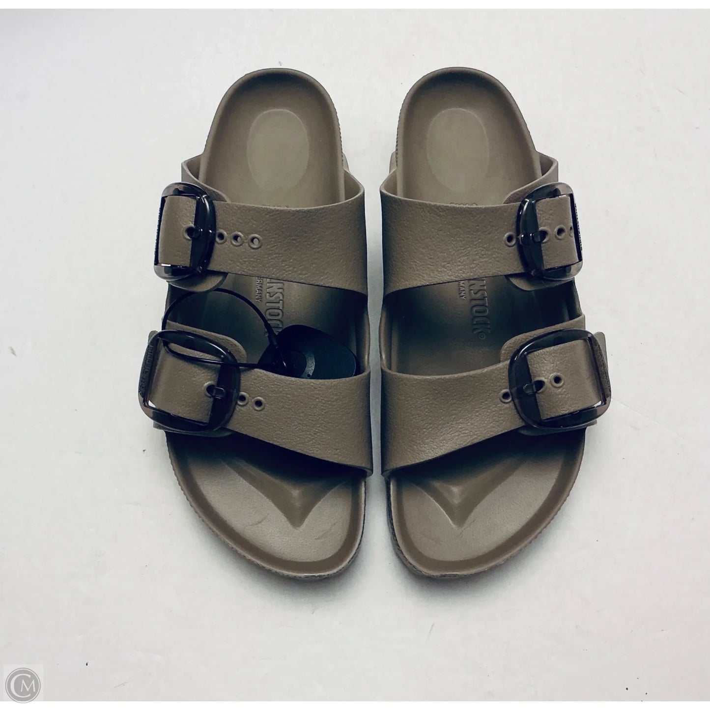 Sandals Flats By Birkenstock In Taupe, Size: 9
