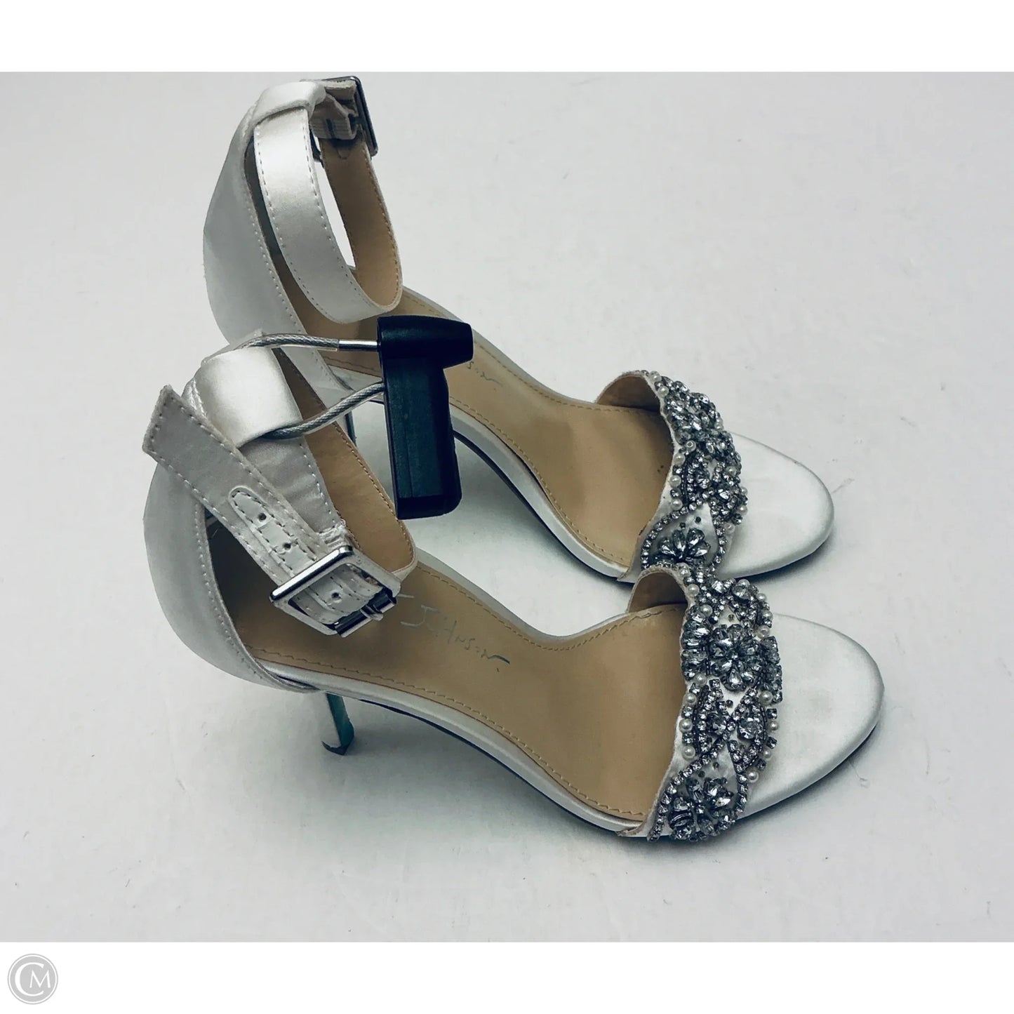 Shoes Heels Stiletto By Betsey Johnson In White, Size: 6.5