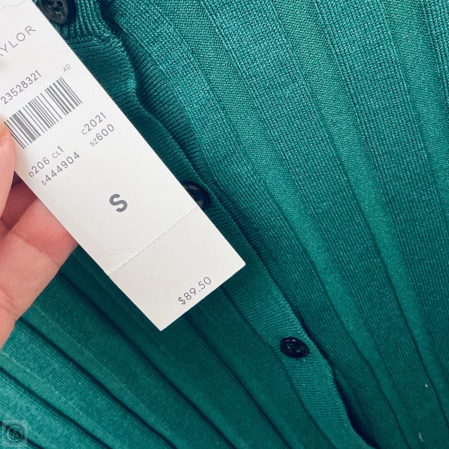 Cardigan By Ann Taylor In Green, Size: S