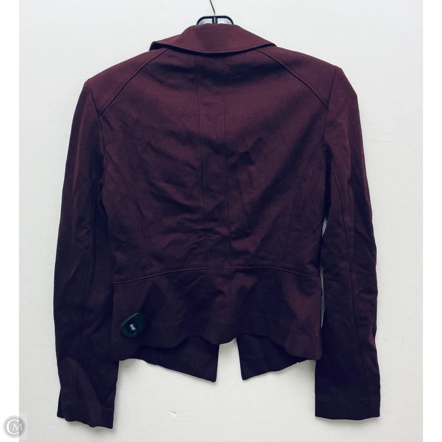Blazer By White House Black Market In Maroon, Size: 0