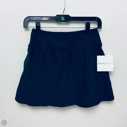 Athletic Skort By Beyond Yoga In Navy, Size: Xs