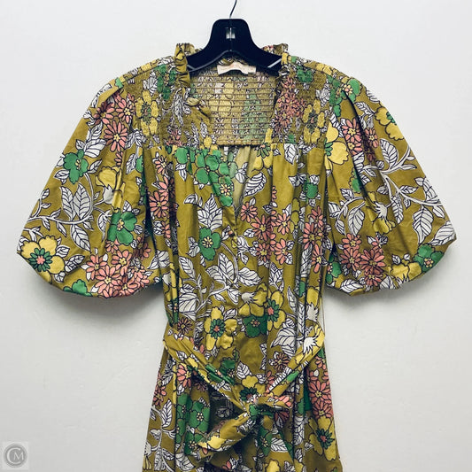 Dress Designer By Tory Burch In Yellow, Size: S