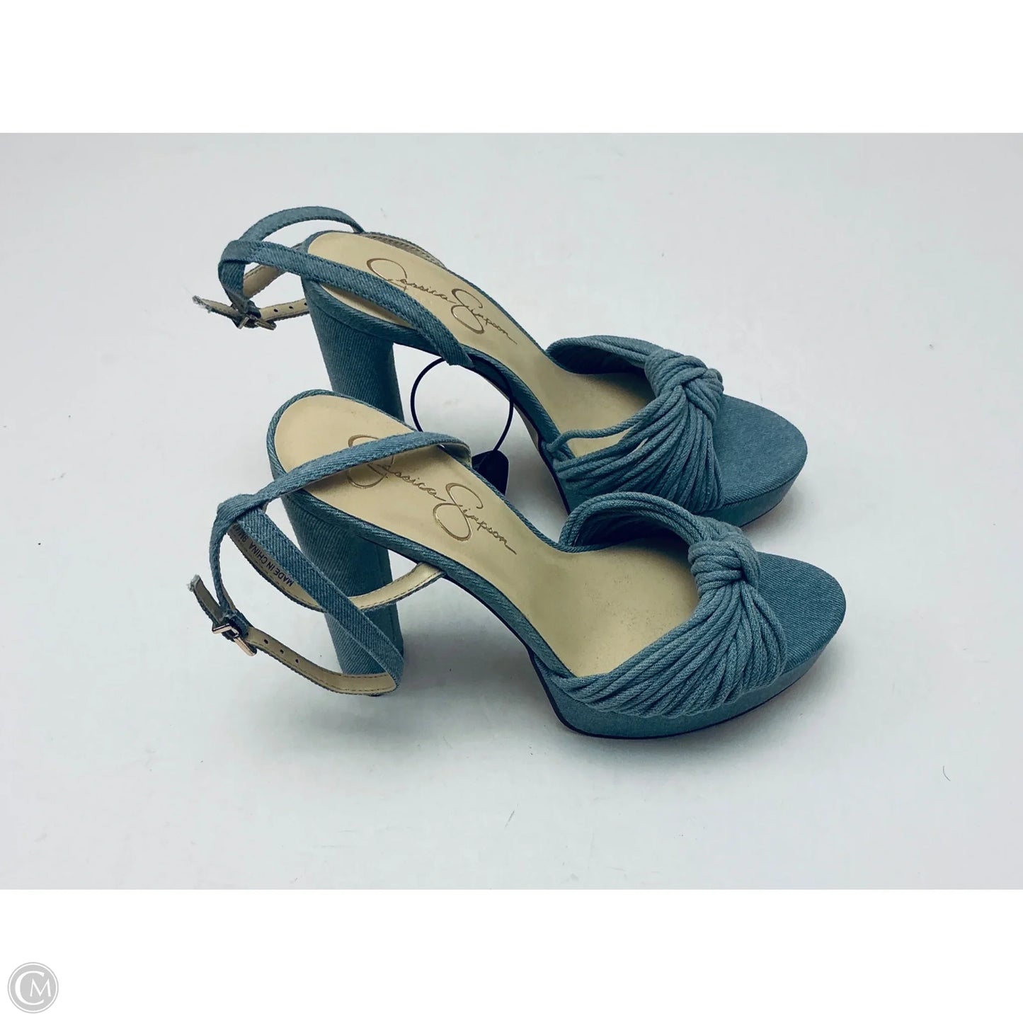 Shoes Heels Stiletto By Jessica Simpson In Blue, Size: 9