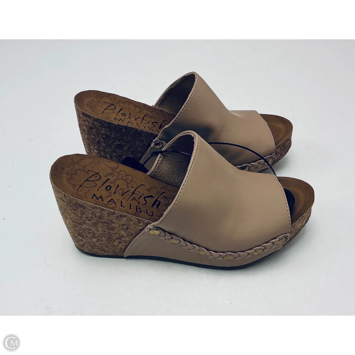 Sandals Heels Wedge By Blowfish In Tan, Size: 8.5