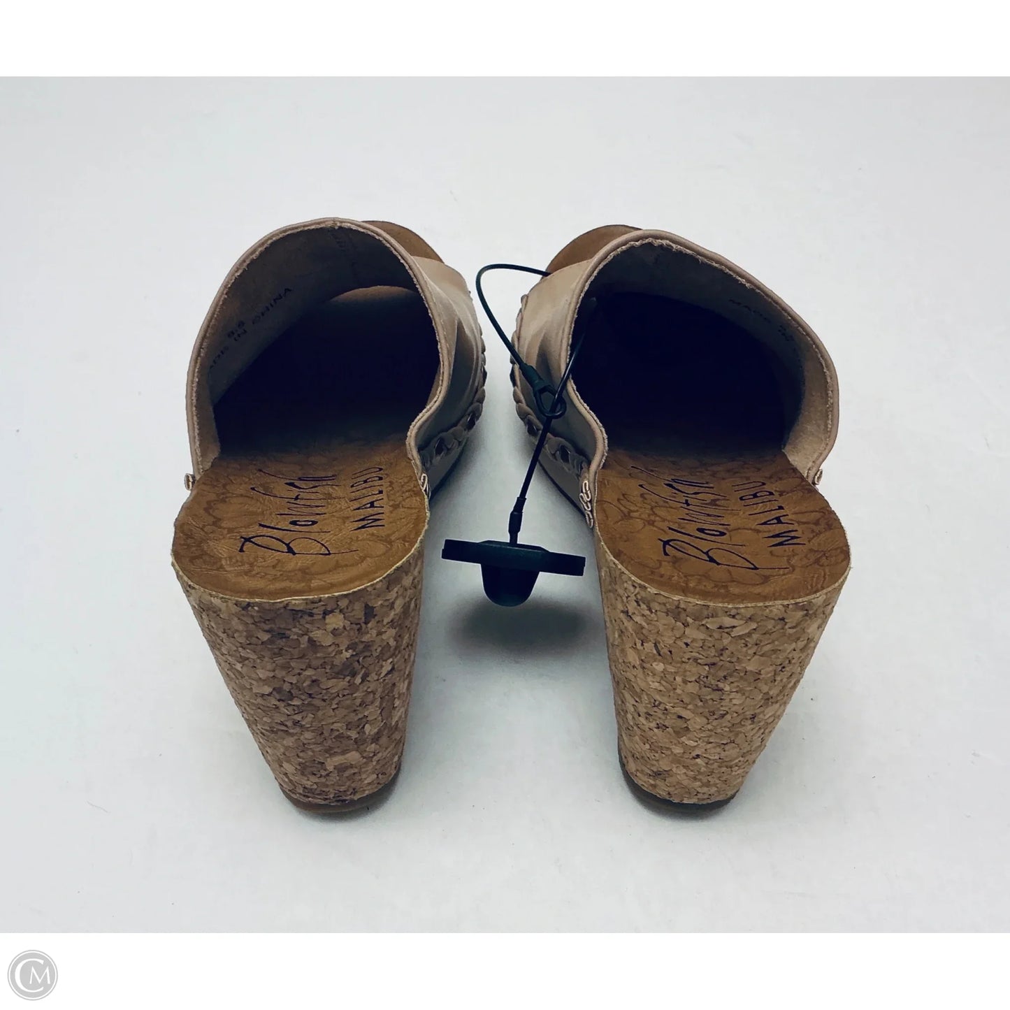 Sandals Heels Wedge By Blowfish In Tan, Size: 8.5