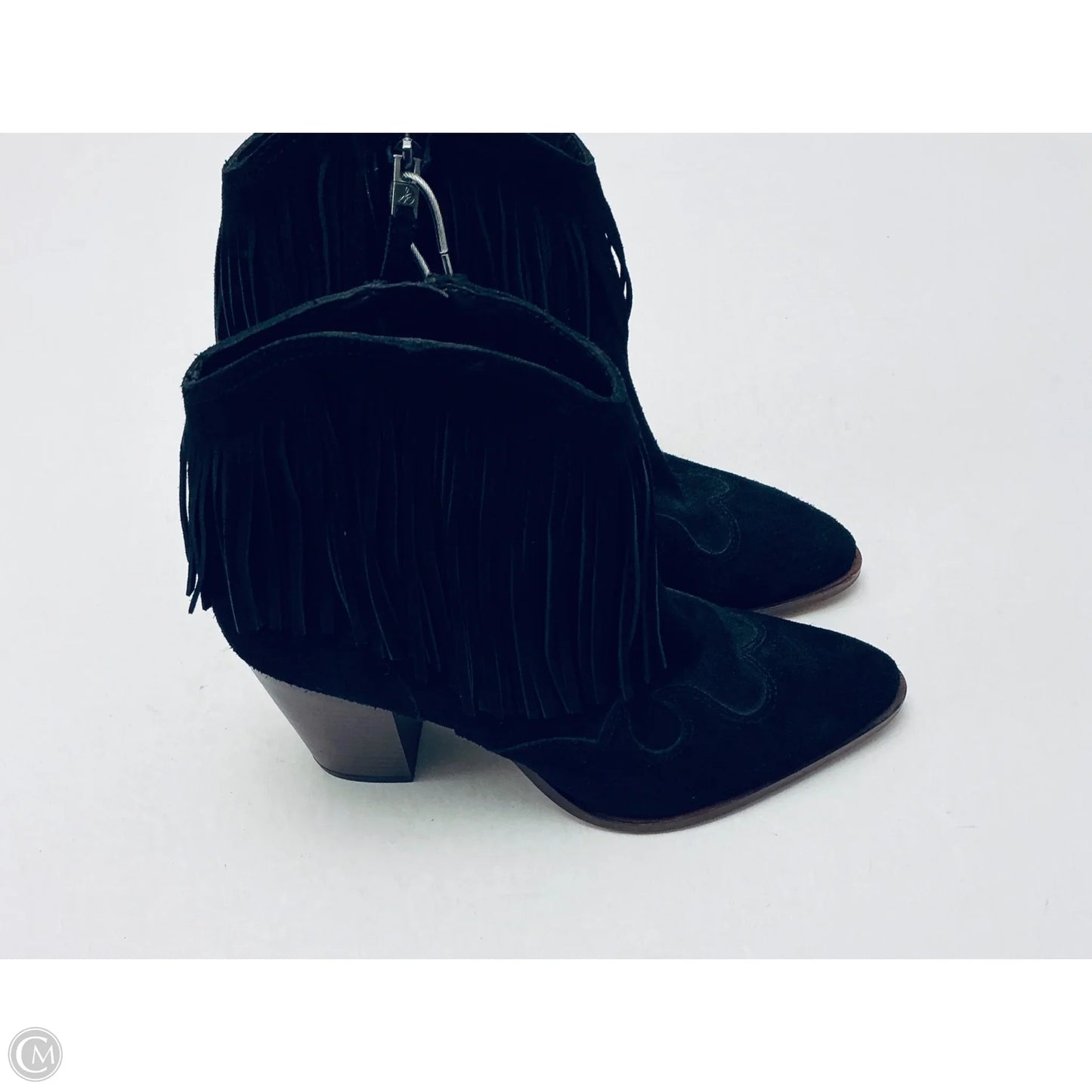 Boots Ankle Heels By Sam Edelman In Black, Size: 10.5